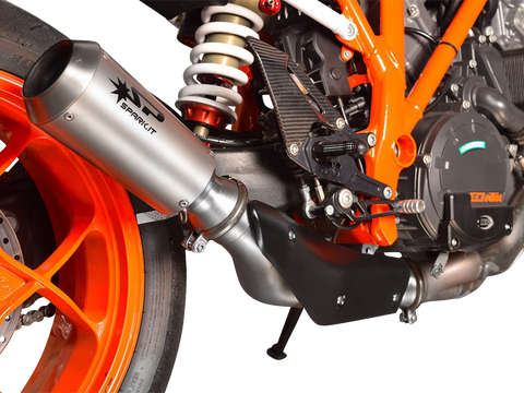 KTM Superduke 1290, 2014+, Spark "GP Titanium" Semi-Full Exhaust System