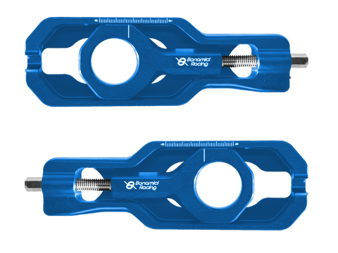 Bonamici Yamaha R6 Chain Adjuster (2017+) (Blue)