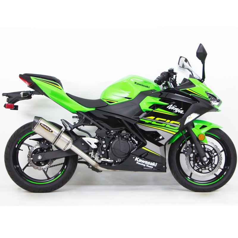 Kawasaki Ninja EX400 2018-2020, Hindle Evo Full Race Exhaust System