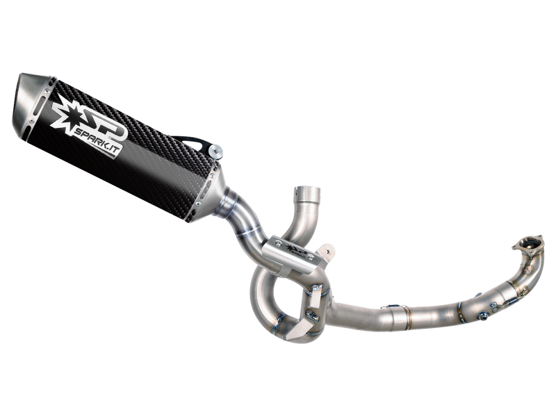 Ducati Multistrada 1200 S/Pikes Peak, 2016+, Spark "Force Carbon" Titanium Full Exhaust System